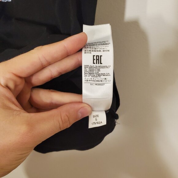 Diesel Panther graphic shirt black size S - Picture 6 of 6